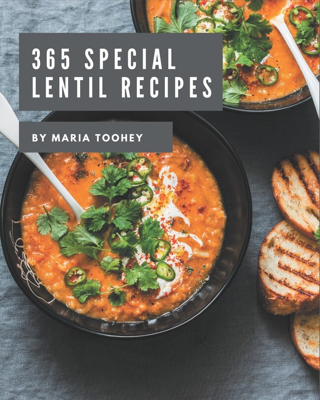 Front cover_365 Special Lentil Recipes