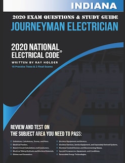 Front cover_Indiana 2020 Journeyman Electrician Exam Study Guide and Questions