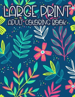 Front cover_Large Print Adult Coloring Book