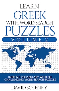 Front cover_Learn Greek with Word Search Puzzles Volume 2