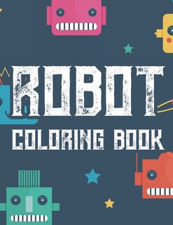 Front cover_Robot Coloring Book