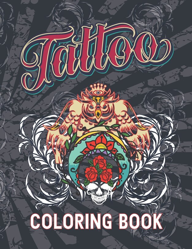 Front cover_Tattoo Coloring Book