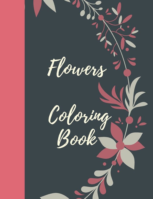 Front cover_Flowers Coloring Book