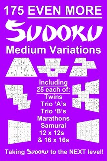 Front cover_175 Even More Sudoku Medium Variations