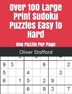 Couverture_Over 100 Large Print Sudoku Puzzles Easy to Hard