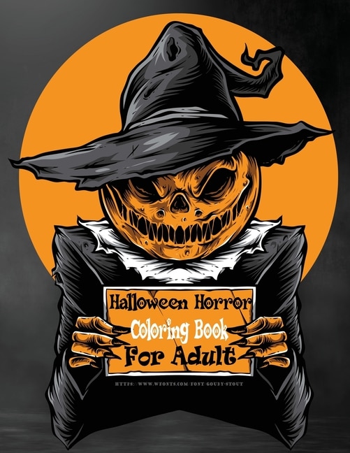 Couverture_Halloween Horror Coloring Books For Adults
