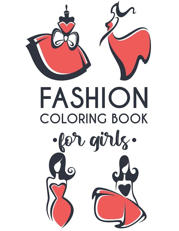 Couverture_Fashion Coloring Book For Girls