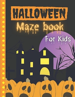 Front cover_Halloween Maze Book For Kids