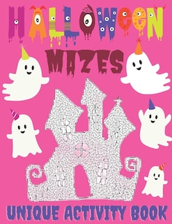 Couverture_Halloween Mazes Unique Activity Book