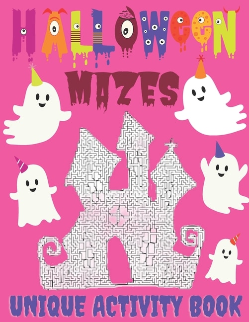 Couverture_Halloween Mazes Unique Activity Book
