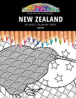 New Zealand: AN ADULT COLORING BOOK: An Awesome Coloring Book For Adults