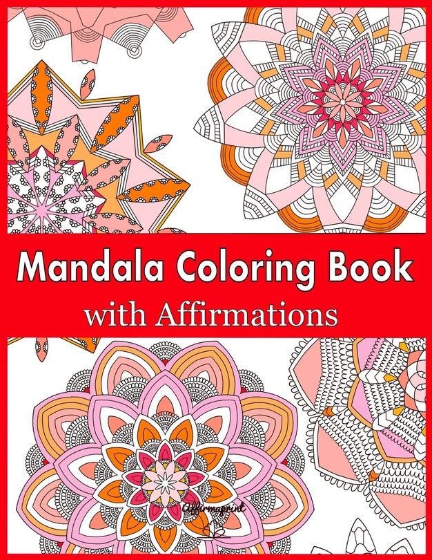 Front cover_Mandala Coloring Book with Affirmations