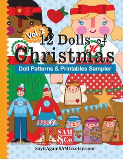 Couverture_12 Dolls of Christmas Patterns & Printables