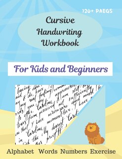 Front cover_Cursive Handwriting Workbook For Kids and Beginners