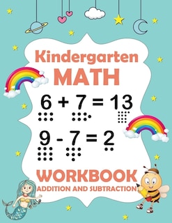 Front cover_Kindergarten math workbook addition and subtraction