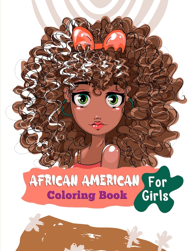 Front cover_African American Coloring Book For Girls