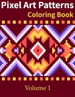 Front cover_Pixel Art Patterns Coloring Book