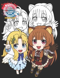 Couverture_Anime Chibi Girls Coloring Book