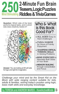 Front cover_250 2-Minute Fun Brain Teasers, Logic Puzzles, Riddles & Trivia Games