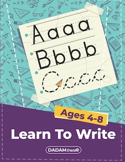 Front cover_Learn To Write Ages 4-8