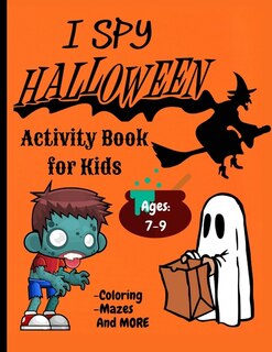 Front cover_I Spy Halloween Activity Book for Kids