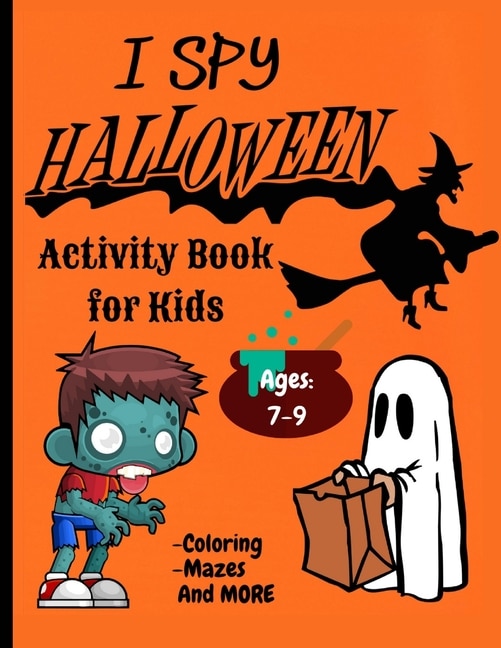 Front cover_I Spy Halloween Activity Book for Kids