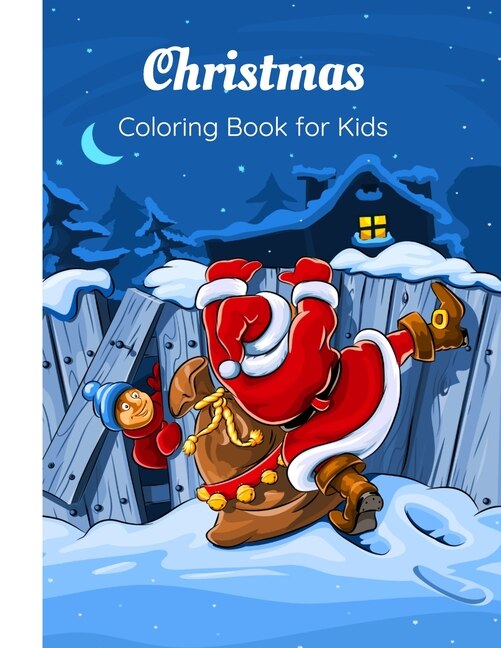 Front cover_Christmas Coloring Book for Kids