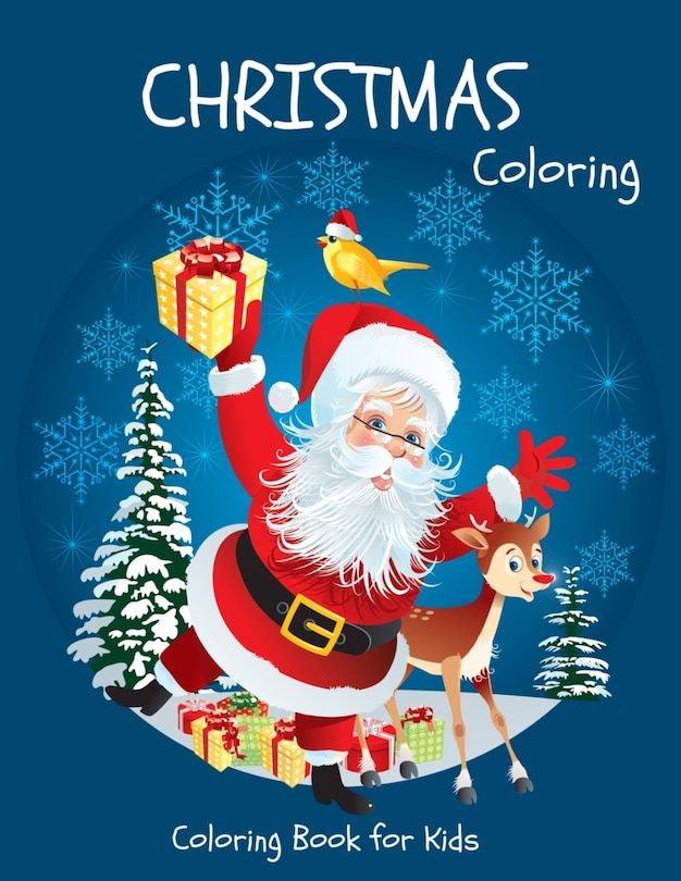 Front cover_Christmas Coloring - Coloring Book for Kids