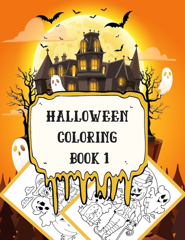 Front cover_Halloween Coloring Book 1