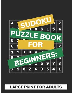 Front cover_Sudoku Puzzle Book For Beginners