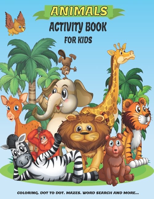 Couverture_Animals Activity Book For Kids