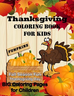 Front cover_Thanksgiving Coloring Book for Kids