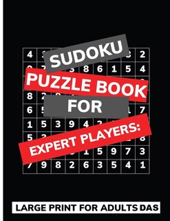 Couverture_Sudoku Puzzle Book For Expert Players