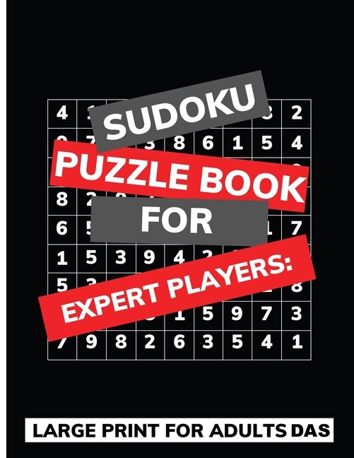 Couverture_Sudoku Puzzle Book For Expert Players