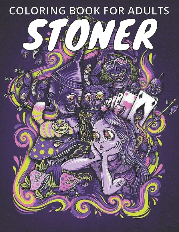 Front cover_Stoner Coloring Book For Adults