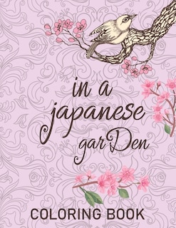 Front cover_In a japanese garden coloring book