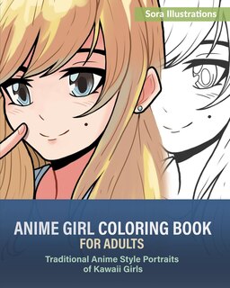 Couverture_Anime Girl Coloring Book for Adults