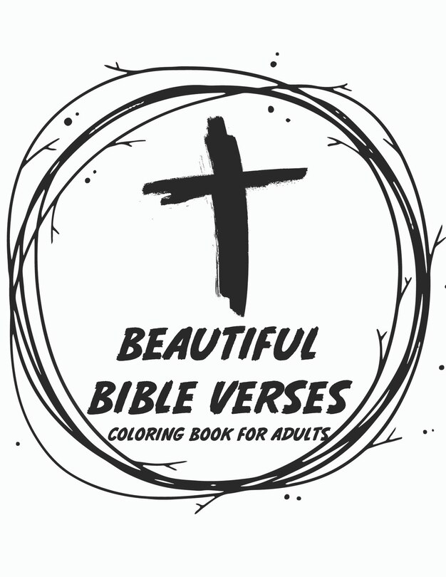Front cover_Beautiful Bible Verse Coloring Book For Adults
