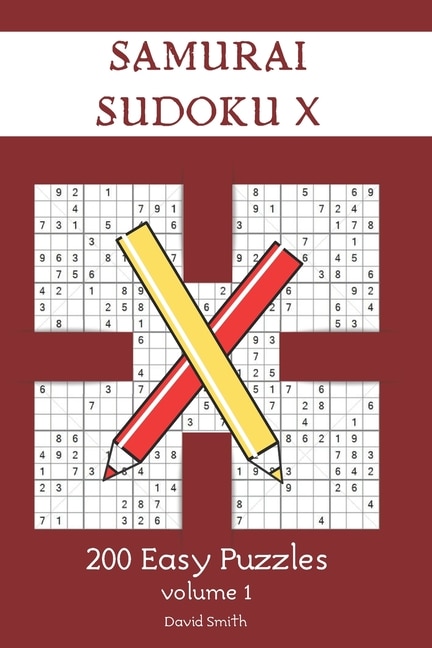 Couverture_Samurai Sudoku X - 200 Easy Puzzles vol.1