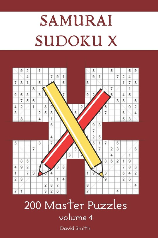 Front cover_Samurai Sudoku X - 200 Master Puzzles vol.4
