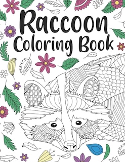 Front cover_Raccoon Coloring Book