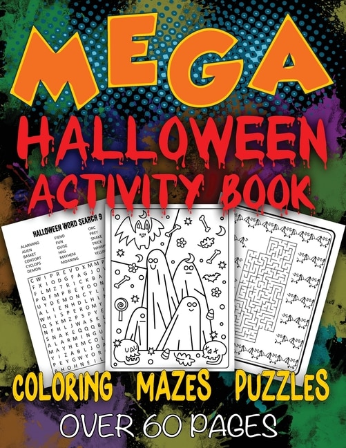 Front cover_Mega Halloween Activity Book