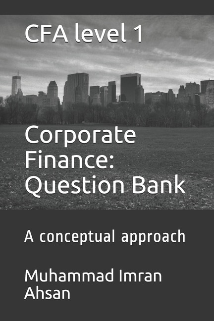 Front cover_CFA level 1 Corporate Finance