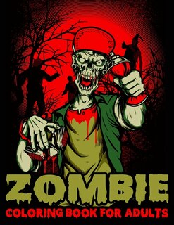 Front cover_Zombie Coloring Book For Adults