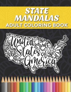 Front cover_State Mandalas Adult Coloring Book