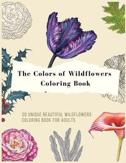 Front cover_The colors of wildflowers coloring book
