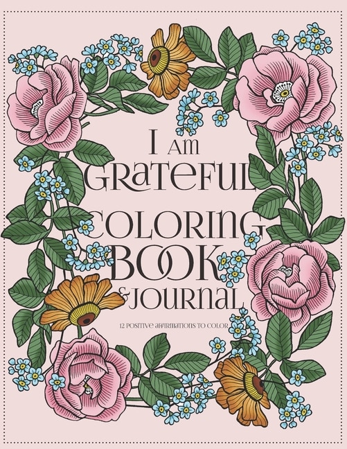 Couverture_I Am Grateful Coloring Book and Journal