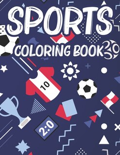 Front cover_Sports Coloring Book