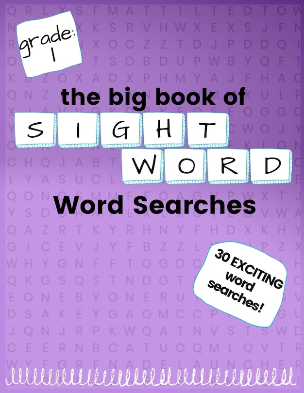 Couverture_The Big Book of FIRST GRADE Sight Word Word Searches