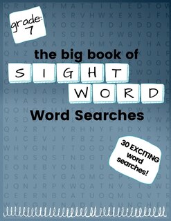 Front cover_The Big Book of SEVENTH GRADE Sight Word Word Searches